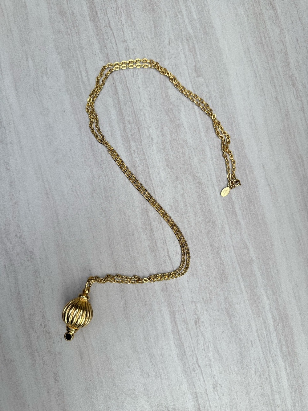Vintage PRINCESS HOUSE Luminess "Empress" Pendant gold Necklace - Picture 6 of 7